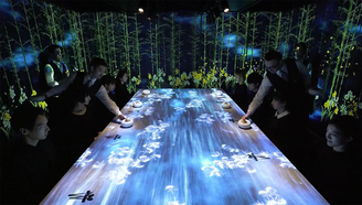 日本人吃饭又玩出新花样：一天只接客8个人的虚拟餐厅，世界首家